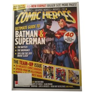 Comic Heroes Magazine Issue 21 Dec 2013 UK Batman Superman Spider-Man Alan Moore